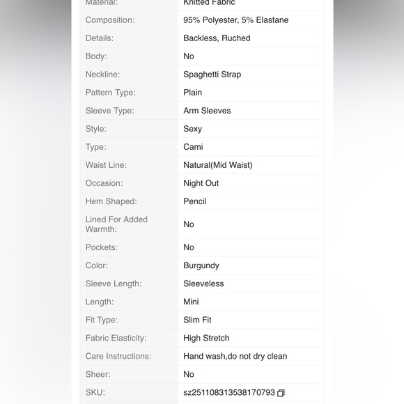 Elegant Burgundy Crocodile-Pattern Dress - Picture 8 of 9